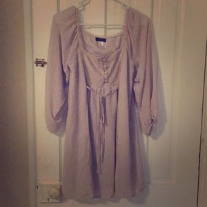 Flowy VENUS Dress - Light Gray